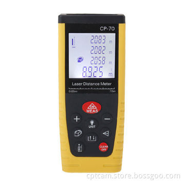 CP-70 70M Laser Meter Laser Distance Measurer, Auto-power-off After 30 Seconds No Activity
